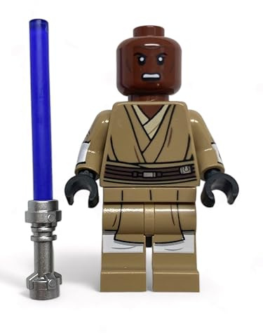 LEGO Star Wars: Mace Windu Minifigur mit aufgedruckten Armen – von Repulic Fighter Tankl