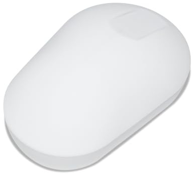 PUREKEYS Hygiene Maus V2024-50075- kabellos - desinfizierbar & abwaschbar, Schutzgrad IP 66 - Pausenfunktion - Silikonummantelte - Touchscroll Funktion mit Mittelknopf