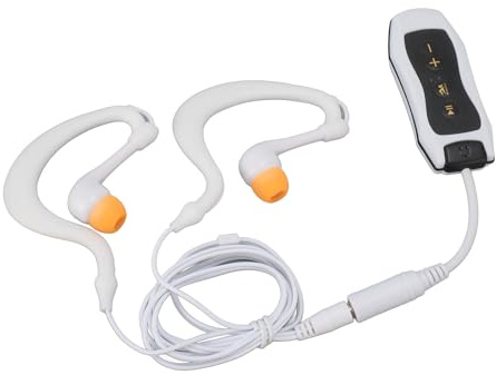 Lecteur MP3 étanche pour la Natation, Lecteur MP3 étanche IPX8 de 8 Go avec écouteurs de Natation, Lecteur de Musique USB 2.0 Rechargeable pour la Natation, la Plongée, la Course