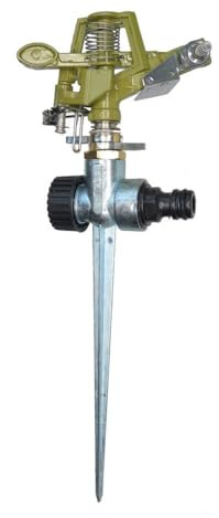 Seven-Flower Garden Sprinkler, 360 Degree Heavy Duty Impact Sprinkler for Lawns, Rotating Water Sprinkler for Garden for Plants, Flowers, Veggies, Lawn Irrigation System