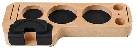 Ujjdwiurgh Universal Coffee Tamper Presser Holder for Espresso Distributor Tamping Station Distribution Lever Tool Tamper Mat Easy to Use A