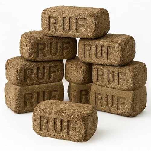 Overnite Long Burning Briquettes – Natural Softwood Eco Heat Logs, Up to 8 Hour Burn, Low Moisture, For Wood Burning Stoves & Log Burners