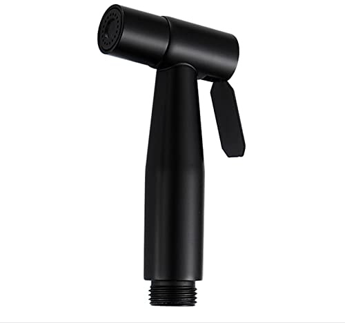 TTDGYYXW Spruzzatore per Bidet Portatile Spruzzatore per Pannolini da Bagno Nero Spruzzatore per Pannolini di Stoffa per WC Soffione Doccia per WC Spruzzatore in Acciaio Inossidabile Nero Soffione