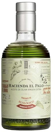 HACIENDA EL PALO | Aceite de Oliva Virgen Extra Premium Picual Ecológico - 500 ml