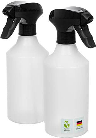 AP Sprühflaschen, 2 x 500 ml, nachhaltige Herstellung aus Green-PE, Polyethylen (PE), Langlebig