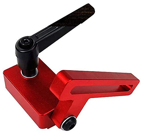 POFET Gehrungsschienenanschlag, Gehrung 30 mm / 45 mm T-Nut-Schienen Holzbearbeitung DIY Manuelles Werkzeug Gehrung für T-Schlitz-T-Schienen