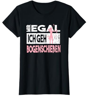 Bogenschützen Langbogen Zielscheibe Bogensport Geschenkidee T-Shirt