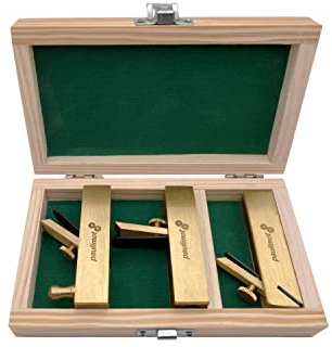 PAULIMOT Mini-Handhobel-Set, 3-teilig