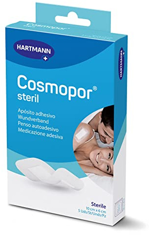 Cosmopor Steril Medicazione Sterile 10x6 cm 5 pz | Medicazione Sterile Per Coprire E Proteggere Le Ferite.