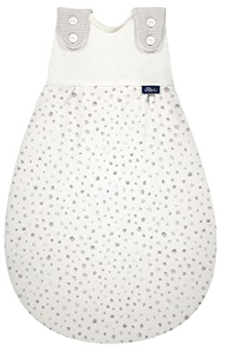 Alvi Baby Mäxchen Außensack Schlafsack im SET mit Babylöffel DeinKinderland Ganzjahresschlafsack | Babyschlafsack | Sommerschlafsack | Winterschlafsack (aqua dot, 56-62)