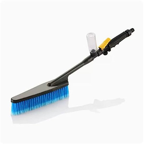 Waschbürste mit Teleskopstiel Set, High Clean Teleskopstange mit Wasseranschluss mit Professionellem Reinigungsset, Wasserführende Teleskopstange mit Bürste für Autos, Bootsschrubben.