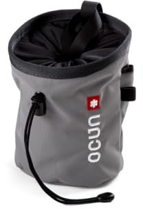 Ocun Push + Belt Grau - Praktischer stylischer Chalkbag, Größe One Size - Farbe Grey Silver Twist