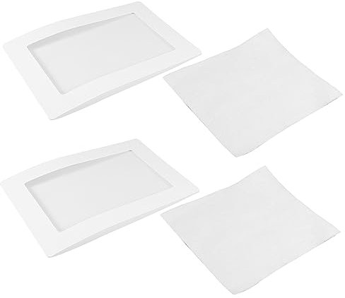 OATIPHO 2 Stück Blumenpressbeutel aus Papier Weiß Multifunktional und Leicht zu Tragen für Gepresste Blätter und Blumen bei Outdoor Aktivitäten