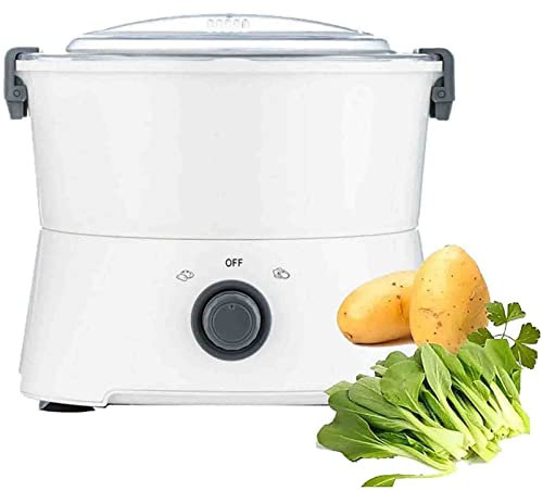 Electric Potato Peeler - Effortlessly Peel Potatoes with One-Button Kitchen Tool - Commercial Grade Automatic Peeling Machine for Quick & Easy Vegetable Prep