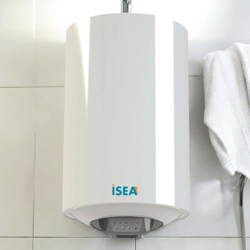 Briconess.com Scaldabagno Elettrico ad accumulo con Sistema Smart per Risparmio energetico 80 lt Verticale Isea