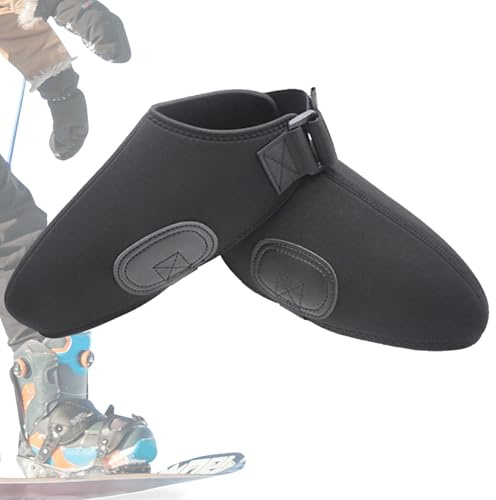 Walking Boot Cover, Återanvändbara Boot Covers,2X neopren vinterstövelvärmarskydd | Isolerade pjäxskydd, skidåkningstillbehör, snöskoskydd för att hålla dina fötter torra och varma