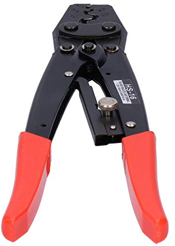 Tenazas Pelacables HS‑16 con Trinquete para Crimpar Terminales Desnudos y Cables 16‑6 AWG 25‑16 mm² Herramienta Profesional para Electricistas