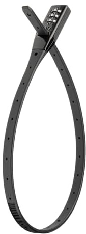 AXA Zipper Kabelschloss – Länge 53 cm – Leichtes Zahlenschloss – Ideal für die Sicherung von Zubehör