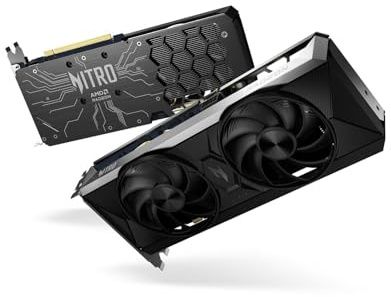 acer Nitro Radeon RX 9060 XT OC - AMD Grafikkarte (16 GDDR6, 128 Bit, PCIe 5.0 x16, 1x HDMI 2.1a 2X DP 2.1b) 2X Nitro FrostBlade, 1x8 pin, Slot Space: 2
