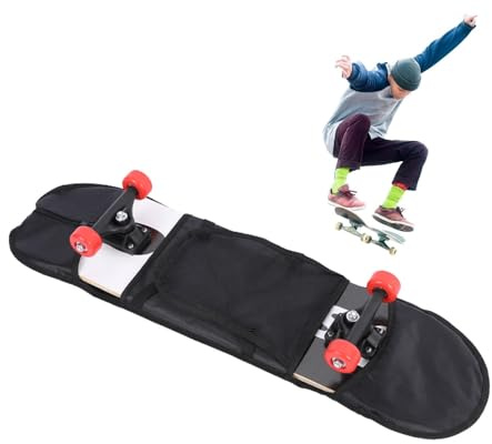 Sac de transport pour skateboard - Sac de transport étanche avec bandoulière réglable - Sac de skateboard étanche en tissu Oxford 600D - Pour adolescents et adultes - Convient pour les trajets en