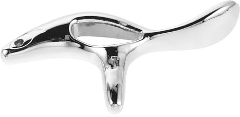 PLAFOPE Triggerpunkt Massagegerät aus Metall mit Daumenschoner Ergonomisches Gua Sha Körper Massagegerät Multifunktionaler Muskelschaber für Nacken und Ganzkörper Tragbar für Akupressur