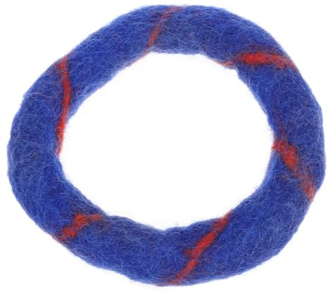 Garneck Tappetino Cantanti Lana e per Feltro Ciotola Porpora Buddista di Design Cerchio Elegante Vintage, Fissaggio Pratico da Ciotole Meditazione e Yoga