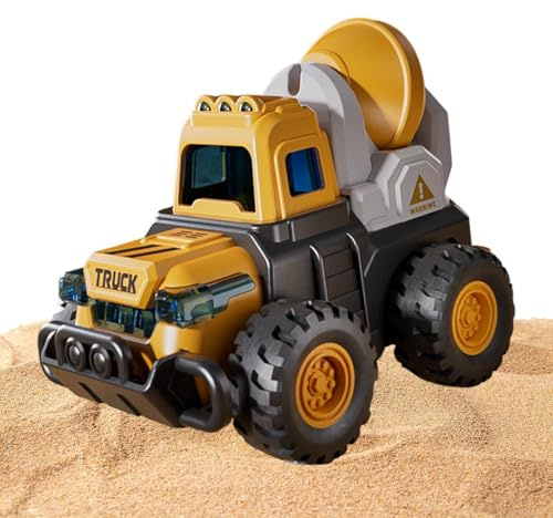 Construction Vehicles - Sandbox Cars Excavator with Movable Joints - Toy Construction Vehicles - for Preschools Playrooms Daycare Sandbox Play Outdoor Party Birthday Boys Girls