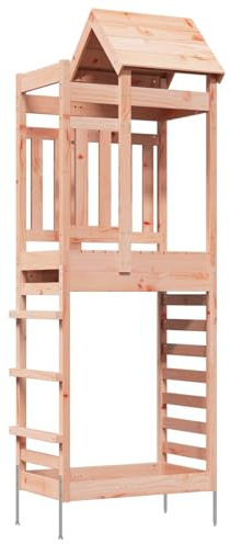 vidaXL Torre de Juego Marrón Madera Sólida de Douglas
