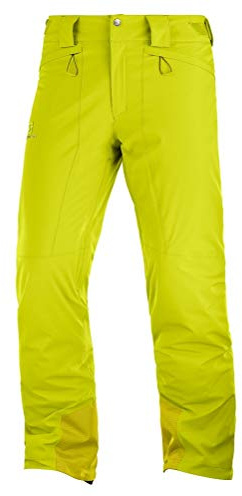 Salomon Herren Ski-Hose, ICEMANIA PANT M, Synthetik, gelb (Citronelle), Größe: 2XL/R, LC1198800