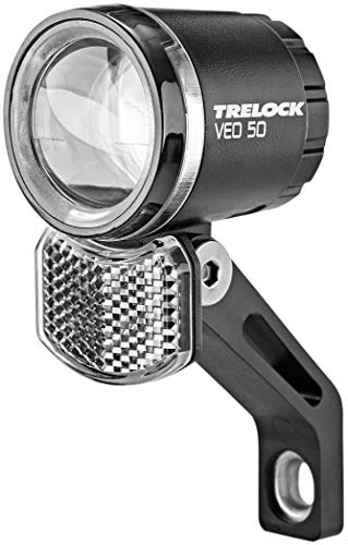 TRELOCK LS 380 Bike-I® VEO 50 Lux E-Bike 6-12V Fahrradlicht – Inklusive Gabelhalterung ZL 940 – StVZO zugelassen