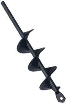 Hitopin Trapano Giardiniere, 5 * 22 cm Punta per Trivella a Spirale da Giardino, Trapano Professionale,Trapano a Spirale Manuale per Coclea da Giardino,Buon Strumento per Scavare Buche Nel Cortile
