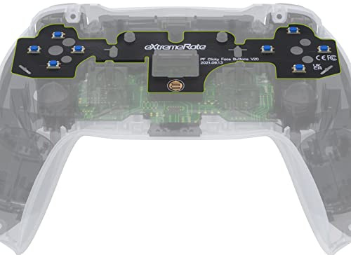 eXtremeRate Face Clicky Kit V2 för ps5 Controller BDM-010 & BDM-020, Custom Taktil Dpad Action Buttons för ps5 Controller, Mouse Click Kit för ps5 Controller