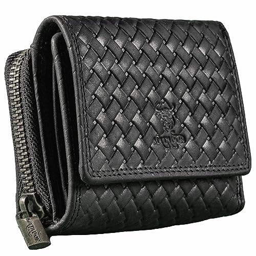 MATADOR Geldbörse Damen Herren Klein Leder #CHIQUITO Mini Geldbeutel mit edler Geschenk Box, Elegantes Portmonee mit RFID Blocker, Luxus Kleine Geldbörse Herren Damen mit vielen Fächern - Viele Farben