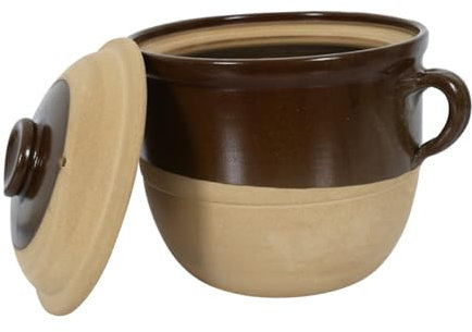 IMIKEYA 1ensemble Casserole Terre Cuite Avec Poignées Ustensile De Cuisine Pour Soupe Et Ragoût à Résistante Et Isolante