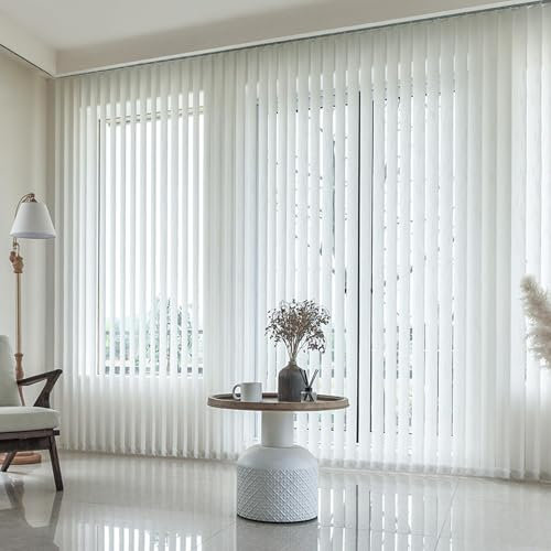 XINGWANGG Lamellenvorhang Vertikaljalousie Lichtdurchlässig und Verdunkelnd,Vertikalanlage Schiebevorhang für Tür und Fenster viele Farben Maßanfertigung Jalousie,Breite x Höhe (160cm x 200cm)