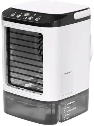 Guangcailun Mini Refroidisseur d'air, Facile à Nettoyer, climatisation pour la Maison, contrôle Intelligent, PP, climatiseur Portable pour pièce