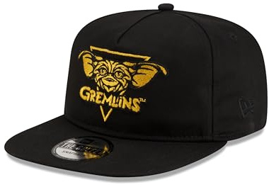 New Era Gremlins Kleine Monster Schwarz Gold Verstellbare The Golfer Cap - One-Size