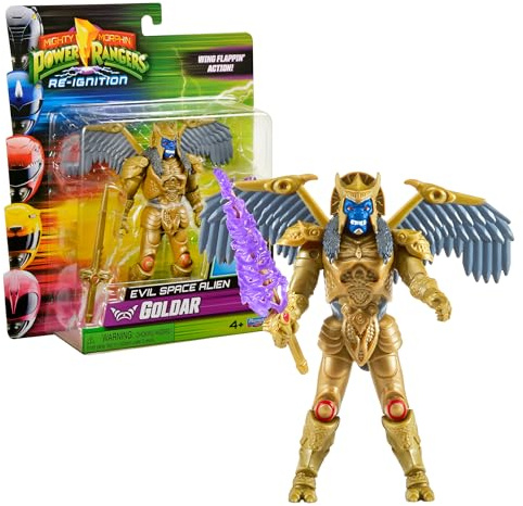 Power Rangers - Die Bösewichte, Figur mit Gelenk, 12 cm, Modell Goldar, für Kinder ab 4 Jahren, PWG061