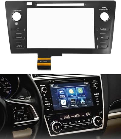 TepHnf Touch Screen Digitizer Radio Replacement for 2018 2019 Subaru Legacy & Outback 86471-AL65A 86471-AL68A 86471-AL65B 86471-AL66A with Phone Button