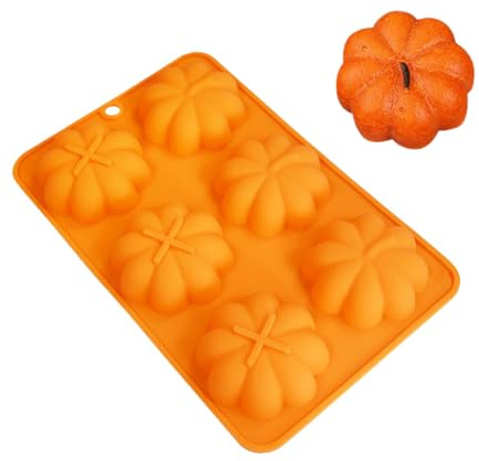 Halloween Silikonform - Spinnennetz Hexenbesen Kürbis Formen | Antihaft Silikon Form für Schokolade Backen Fondant Seife Harz Cupcake Deko Kerze Bastelprojekte