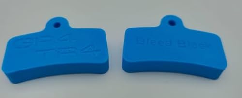 Brake Caliper Bleed Block – Compatible with Hope GR4 & TR4 Hydraulic Disc Brakes (Orange)