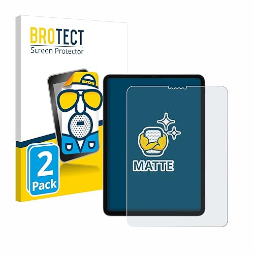 BROTECT Entspiegelungs-Schutzfolie für Apple iPad Pro 11 2018 (2 Stück) Matte Displayschutz-Folie, Anti-Reflex, Anti-Fingerprint