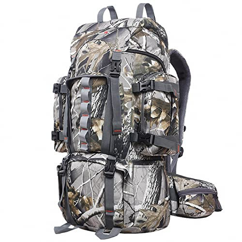 MAOTN Taktischer 70L Rucksack,Herren Camouflage tagesrucksack zum Bergsteigen,Outdoor Daypack mit großem für Jagd und wandern,atmungsaktive militär Fan feldangriffstasche,Style,70L
