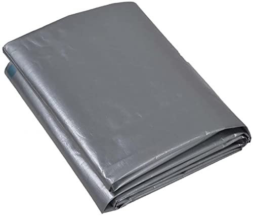 LEOSXA Tarp Heavy Duty wasserdicht 4 x 8 m, Dicke Plane mit Ösen, regenfeste, reißfeste Poly-Plane, Plane für Zelt-Fußabdruck, Auto-Markise, Outdoor-Terrassenmöbel, multifunktionale Plane