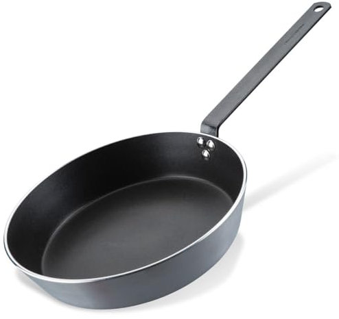 FMProfessional Resist Pfanne aus Aluminium 28 cm – Bratpfanne mit hochwertiger Antihaftbeschichtung – Geeignet für alle Herdarten (auch Induktion) – ca. 28,7 x 54,8 x 11,5 cm