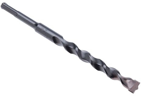 Concrete Drill Bit 1PCS SDS+ Plus Twist Carbide Steel High Speed Hammer Twister Masonry Cross Drills of Strength Metal for Drilling Concrete, Stone, Ceramsite, Silicate Brick (12mm x 210mm)