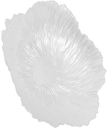 CHILDWEET Plateau De Service Verre Pour Snacks Et Fruits Plateau Décoratif Polyvalent Pour Bonbons Et Présentation De Fruits Élégant Pour Maison Et Bureau Moyenne
