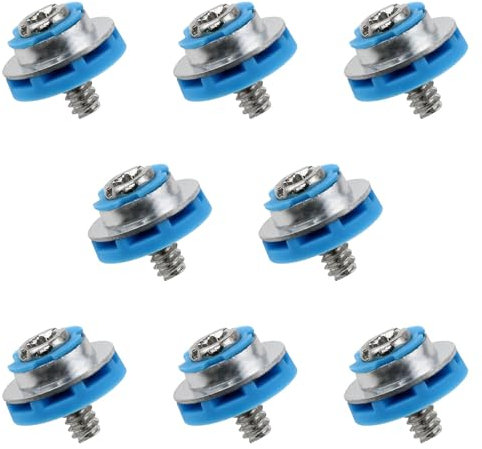 Xhziy 8 Pack Hard Drive Mounting Screws with Blue Isolation Grommets