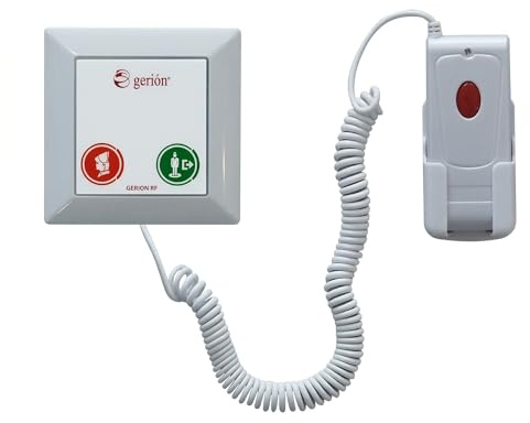 Sistema Llamadas emergencias Paciente Enfermera inalámbrico para residencias, hospitales y clinicas. Multiples Puntos de visualización Displays y Pulseras receptoras. (PULSADOR Cama con CANCELACION)