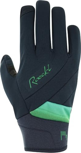 Roeckl Waldau 2 Damen Winter Fahrrad Handschuhe lang schwarz/grün 2027